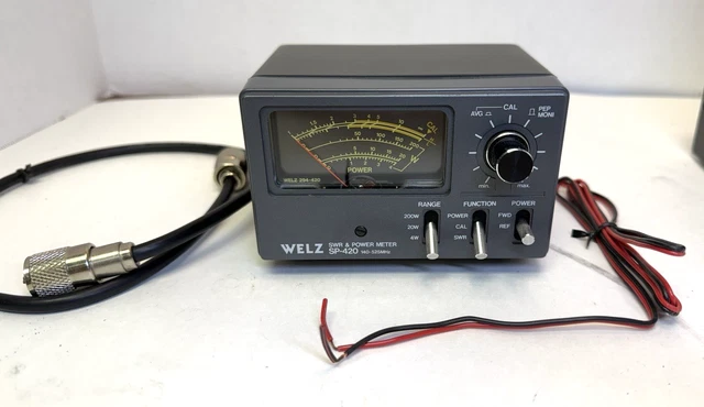 t*n様 WEIZ SP-420 SWR & Power Meter + TR- WELZ SWR & Power Meter Sp-420 Untested $99.99 - PicClick