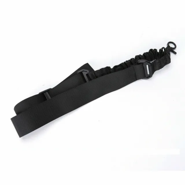 AR Tactical Adjustable Single One Point Sling Shoulder Strap Attachment Black 3