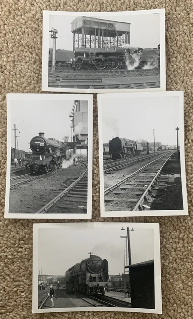 STEAM RAILWAY CARNFORTH 1966 Photograph Locomotives 45593 70054 92093 £ ...