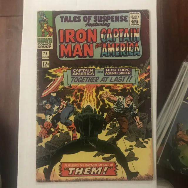 Tales of Suspense #78 Marvel Comics  1966 Iron Man & Captain America VG-