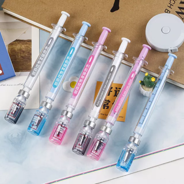 Syringe Neutral Pen Realistic Syringe Syringe Neutral Pen 0.5mm Water Pen