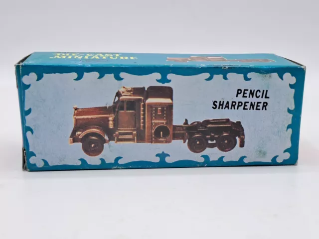 Pencil Sharpner Vintage Temperamatite Die Cast Miniature Camion Tir Motrice