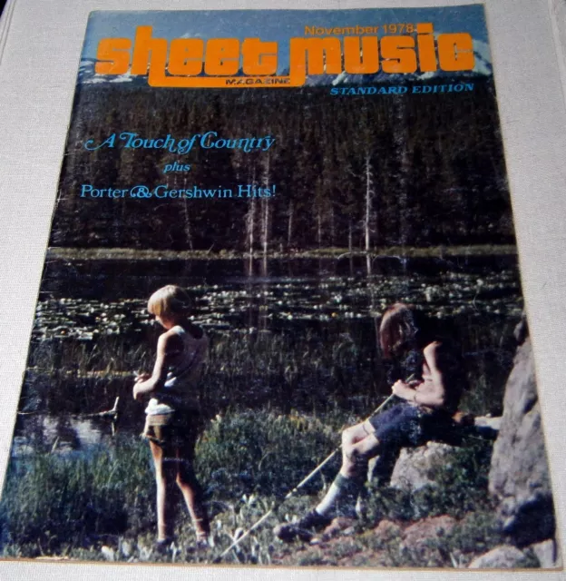 SHEET MUSIC Magazine 1978 ISSUE ~ November ~ PORTER & GERSHWIN HITS & Country