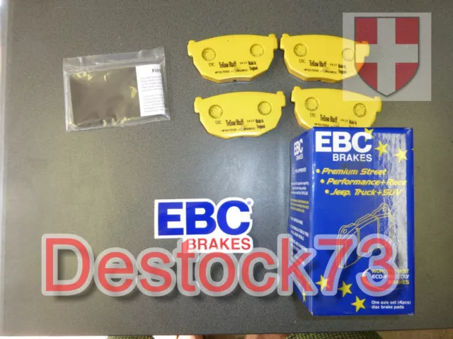 PLAQUETTES DE FREIN Avant EBC Yellow STUFF  -DP41339R Honda Accord Nissan ALMERA