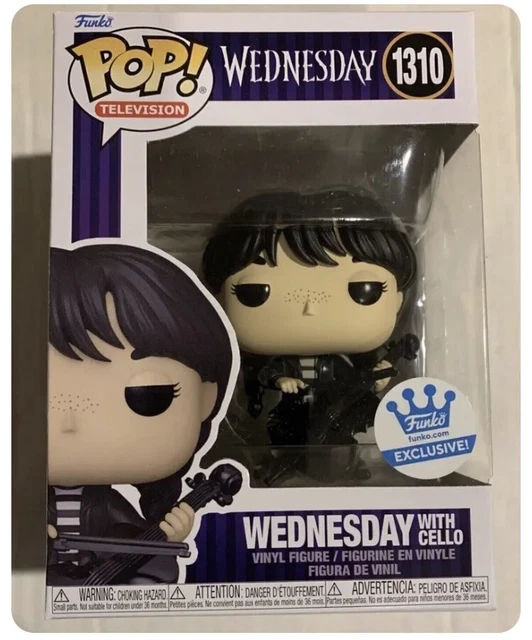 Funko POP! Wednesday 1310# Wednesday Addams with Cello Vinyl Action Figures 2
