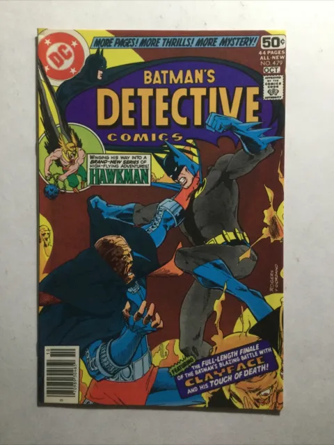Detective Comics 479 Near Mint- Nm- 9.2 Dc Comics