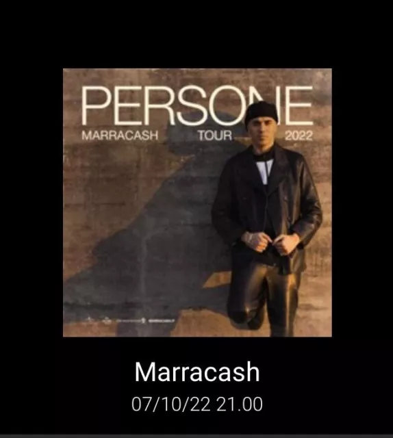 Biglietto Marracash (Parterre) Concerto Bari 07/10