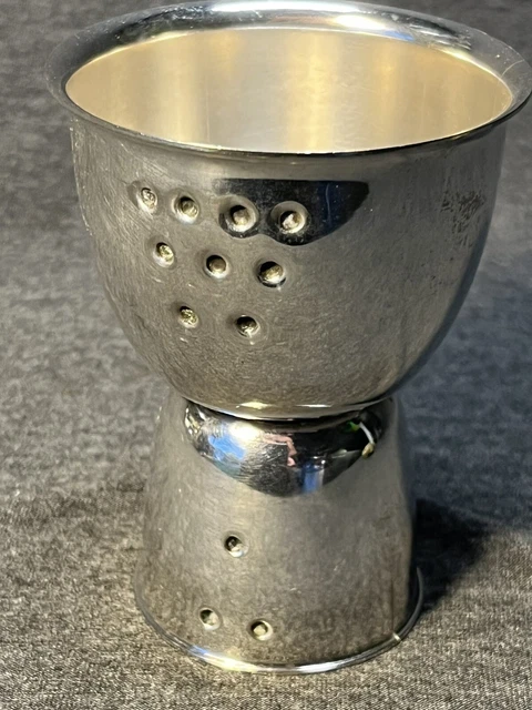 Antique Napier Silverplate Jigger cup Deco Unusual