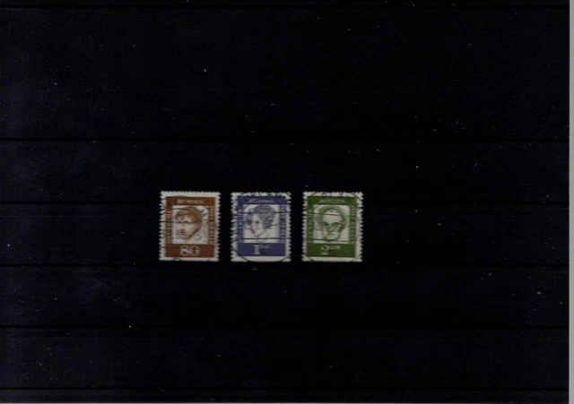 Berlin  Bedeutende  Deutsche  3  Stück  mit  Vollstempel  und  Gummi  Lot4273