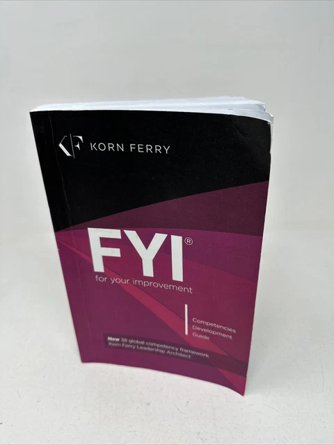FYI: FOR YOUR Improvement, Competencies Development Guide by Korn Ferry ...