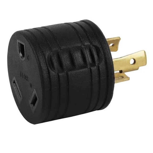 Duable Generator Adapter Rv Stecker Adapter Schwarz AC Camper Adapter Zubehör