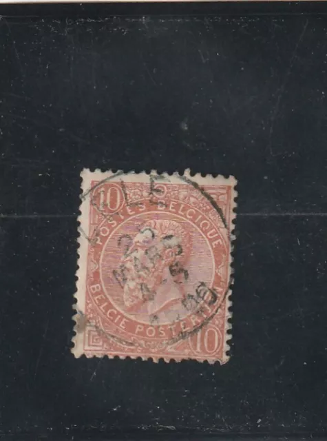 L5315 BELGIQUE TIMBRE N° Y & T 57 de 1893-1900 " Leopold II " Oblitéré
