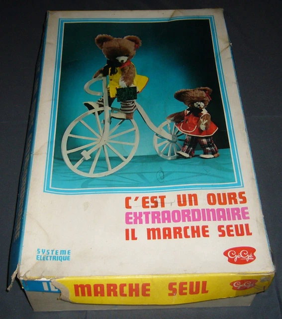 Ancien jouet mécanique ours windup original - Collection