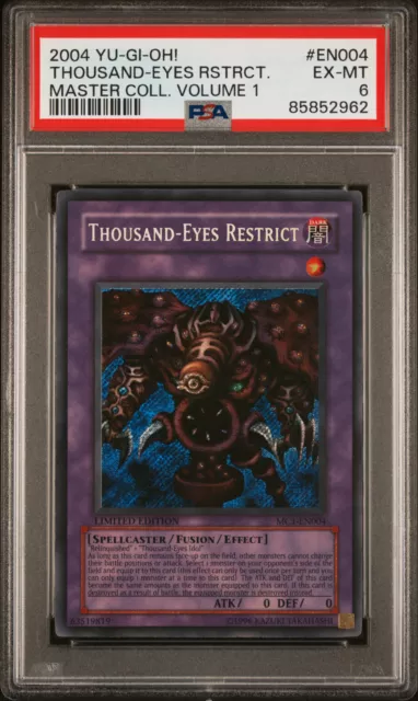 Yu-Gi-Oh! 2004 Master Collection Vol. 1 THOUSAND-EYES RESTRICT MC1-EN004 - PSA 6