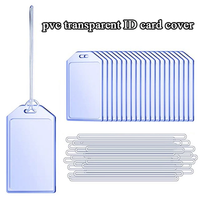 100 Cinghie In Plastica Trasparente Per Etichette Bagagli - 15 Cm, Resistenti E Riutilizzabili - copertina