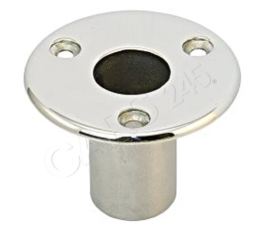 4 TUBE STAINLESS STEEL 316 BOAT FISHING ROD HOLDER (40 Mm Tube
