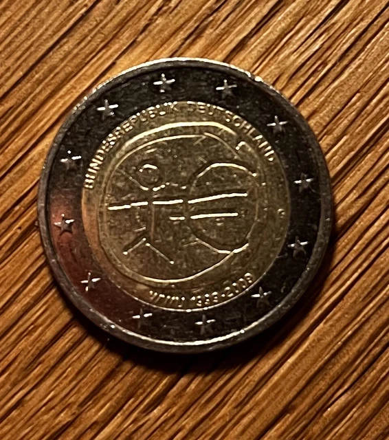 Wertvolle 2 Euro Münzen Strichmännchen Wert 2 EURO MÜNZE Strichmännchen WWU 1999-2009 D Bundesrepublik Deutschland