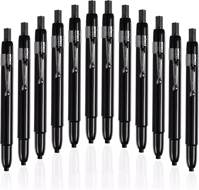Listo 1620 - Box of 12 - BLACK COLOR - China Markers/Grease Pencils/China Markin