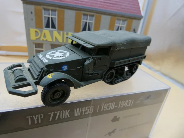 Solido 244 - Half-Track M3 Baché - 1/50 - Vert - France - 1976/80 - TTBE Boîte