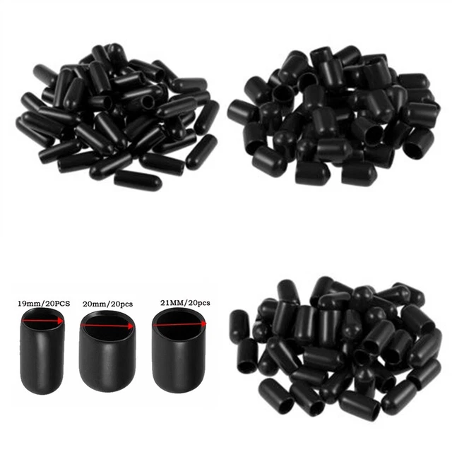 Cappuccio filo in gomma vinile PVC 20 pz per tubo di acciaio tubo di plastica mo