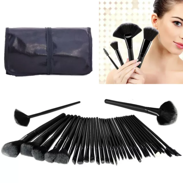 Professional 32 Pcs Make Up Brush Set Foundation Brushes Kabuki Makeup Brush Uk