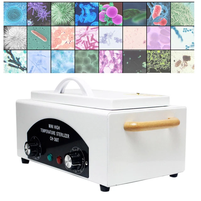 500W High Temperature Dry Heat Sterilizer Nail Art Salon Tool Sterilization 1.5L