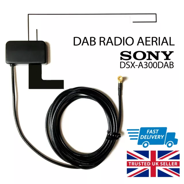 DAB AERIAL ANTENNA SONY XAV-AX3005DB £9.98 - PicClick UK