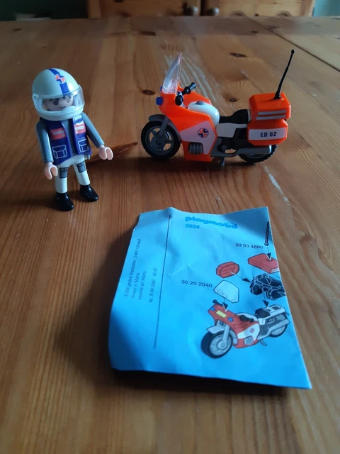 Playmobil 3924 - Ambulance Moto Avec Univers Playmobil - Neuf