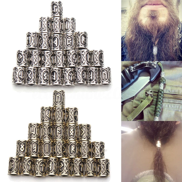 Barbe Viking Perle Perle A Barbe Viking Perle à Barbe Loup [Acier]