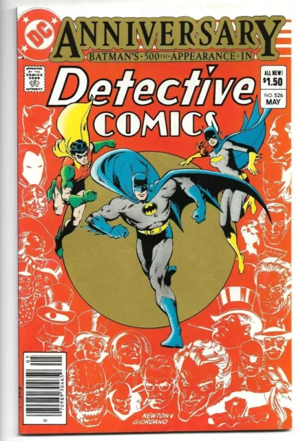DETECTIVE Comics #526, 1983, 500th Anniversary Issue, All Bat Villains 9.4 NM