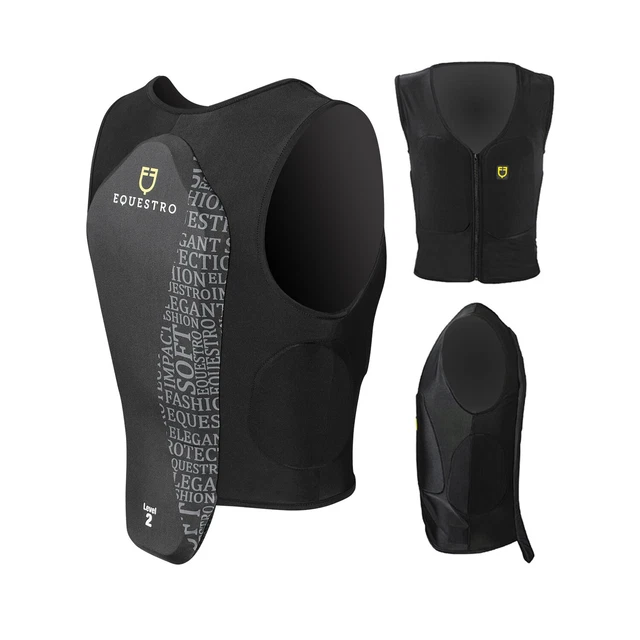 Protection Dorsale Moto EVA - Noir - 380x310mm - Pour Veste Ou Combinaison