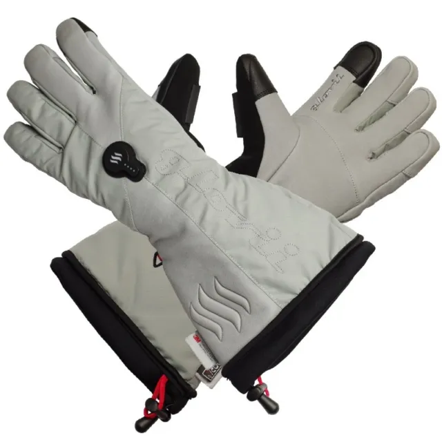 Heated ski gloves, sizes: S, M, L, XL