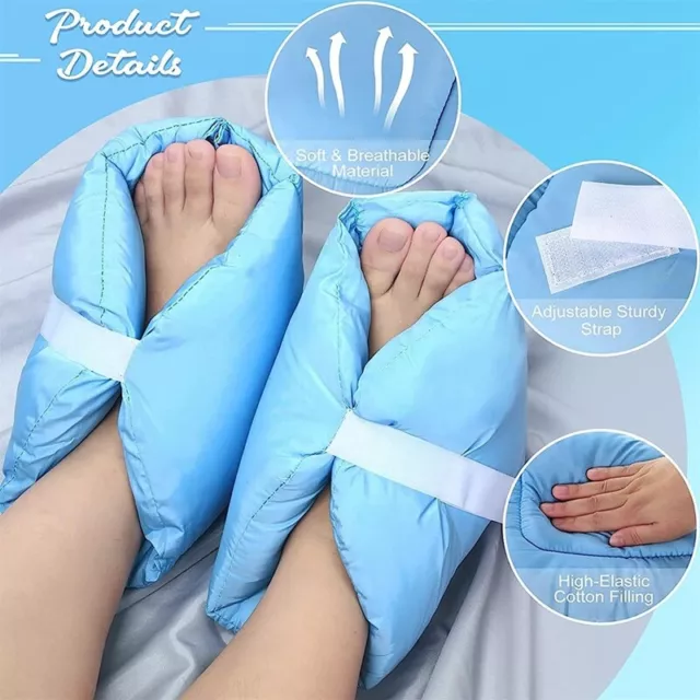 1 Pair Heel and Boot Protector Pads for Injury Pain Relief and Ulcers3205