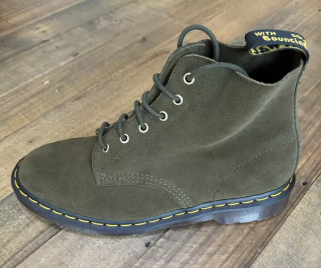DR MARTENS OLIVE Repello Calf Suede ~ size 9 ~ 101 UB ~ BNWOB £50.00 ...