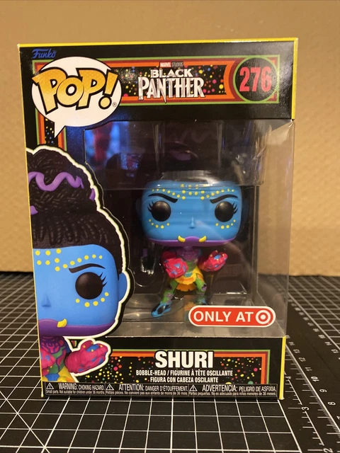Funko Pop! Shuri #276 Black Light Black Panther Target Exclusive w/ Protector