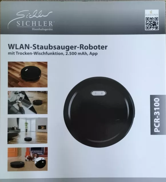 Staubsauger-Roboter Sichler, sehr guter Zustand, ohne Mängel, Saug-Wischfunktion