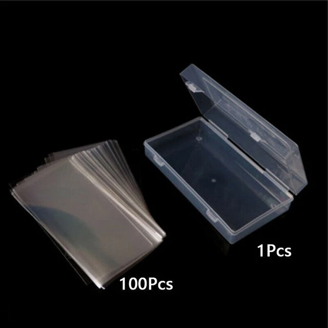 100pcs Set Paper Money Album Banknote Cover Storage Bags Collection Box Holder