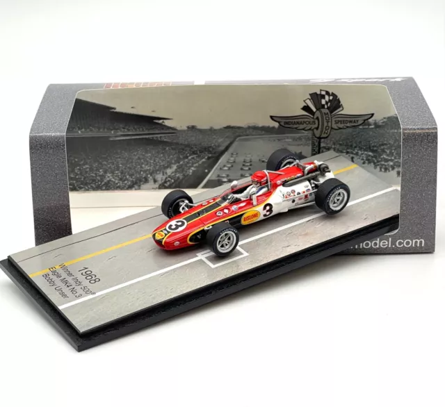 Spark 43IN68 Winner 1968 Indy 500 Eagle MK 4 No.3 Bobby Unser, 1:43, OVP, K38