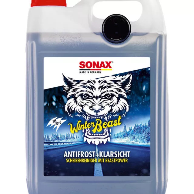 SONAX Scheibenfrostschutz WinterBeast AntiFrost + KlarSicht bis -20 C 5l