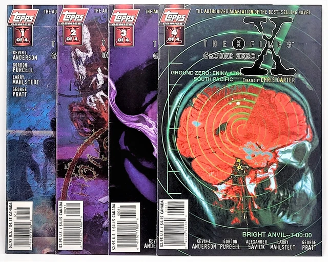 The X-Files: Ground Zero Vol. 1 #1-4 Published By Topps Comics - CO1