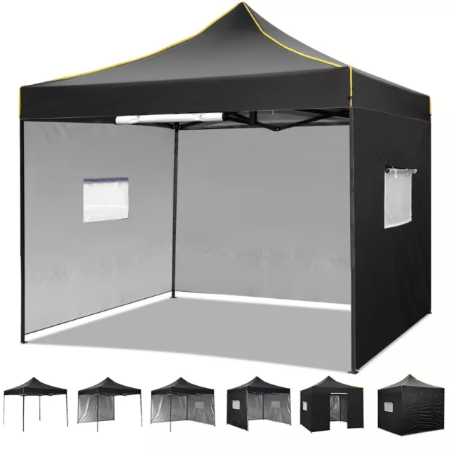 Pavillon 3x3 m Wasserdicht Faltpavillon Pop Up Partyzelt Gartenzelt UV Schutz