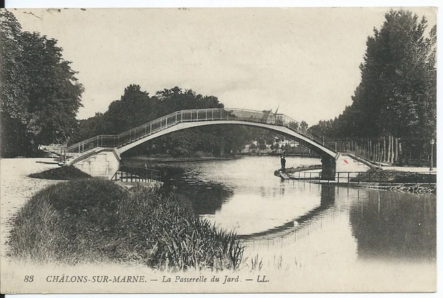 CPA-51 - CHÄLON-SUR-MARNE - La passerelle du Jard