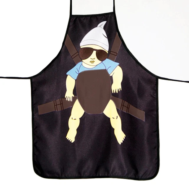 Grembiule da cucina stampato Super Daddy novità divertente griglia barbecue grembiule britannico
