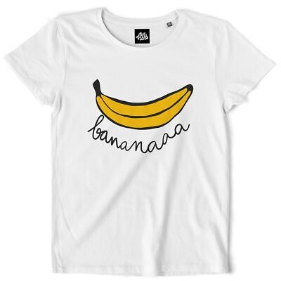 TEETOWN - T SHIRT FEMME - Banane - Nature Tropical Scale Fruit Exotique Bananier