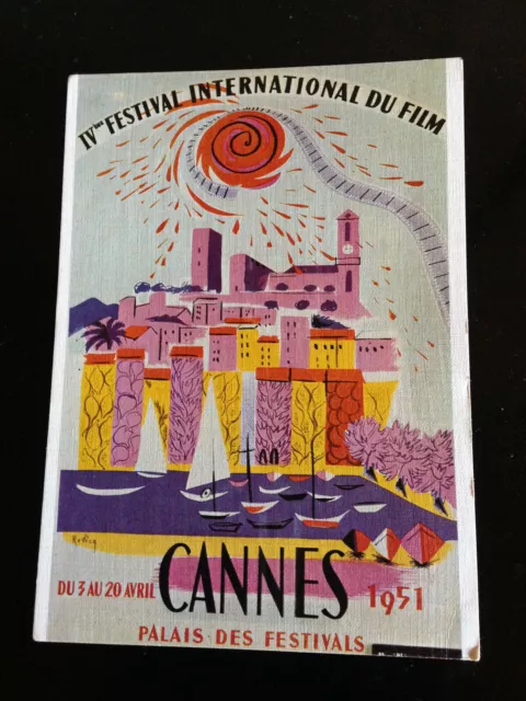 *Carte Postale Cp Cinema  Affiche Film Festival Cannes 1951/ Bodicq/Cigogne A89