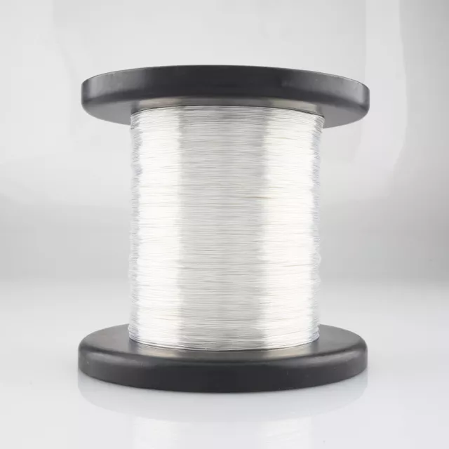 Solid Core Pure Silver With PTFE DIY Hifi Analogue Speaker Audio Cable Bulk Wire