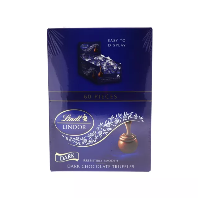Lindt Lindor Dark Chocolate Truffles - 4.94 oz (60 Pieces)