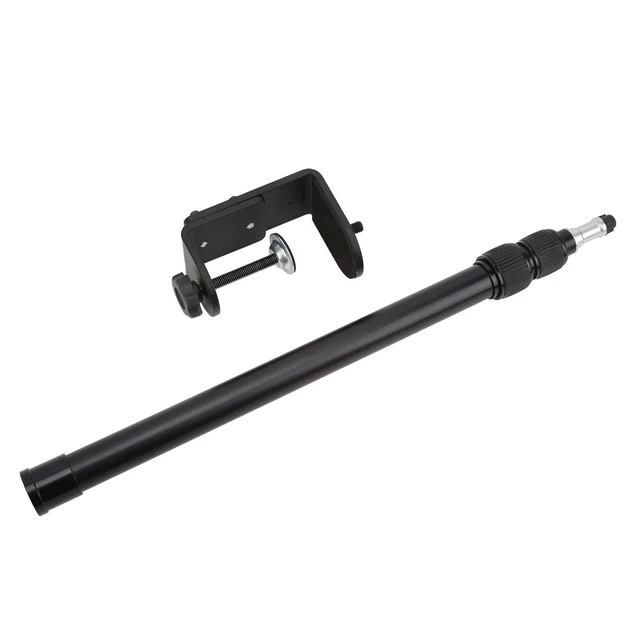 (3 sezioni) Supporto montaggio scrivania fotocamera tavolo morsetto a C staffa luce regolabile