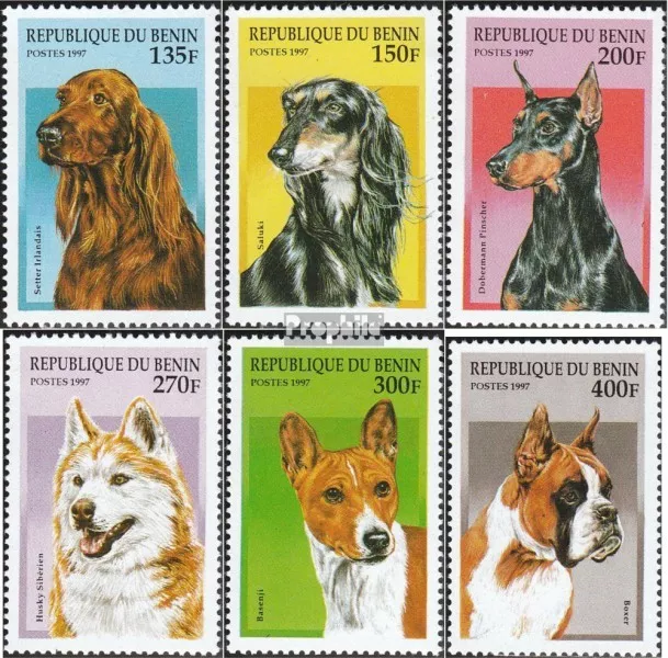 Benin 936-941 mint never hinged mnh 1997 Breeds