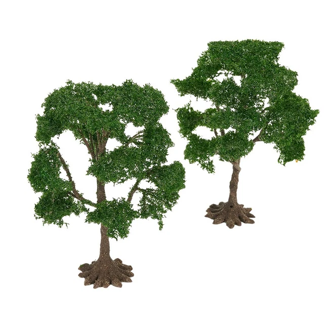 Pack D'arbres Miniatures Pour Réseau Ferroviaire échelle O (1:50) - 10/20 Pièces Prêtes à Poser